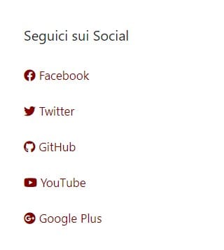 Widget Wordpress per i Social Network